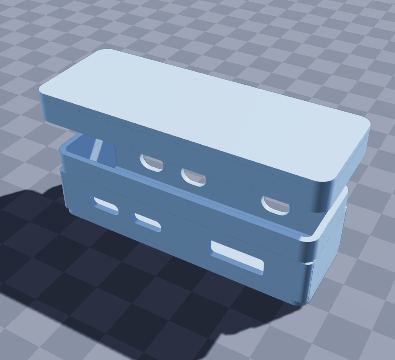 Laptop one-push port block