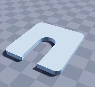 Leveling shim with slot