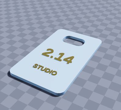 Lever-handle tactile room tag