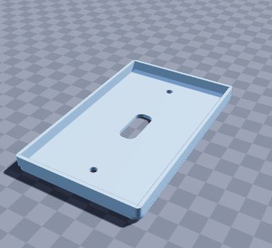 Light switch wall plate