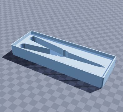 Long-nose pliers pocket tray