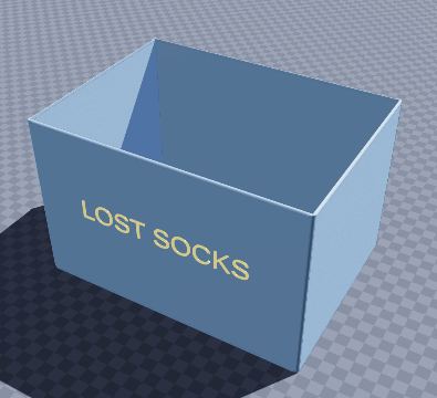 Lost socks box