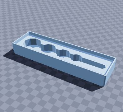 Measuring spoon pocket tray