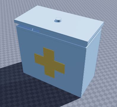 Medical cross wall box
