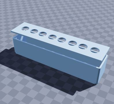 Microcentrifuge tube rack