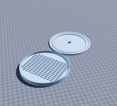 Moire pattern spinner