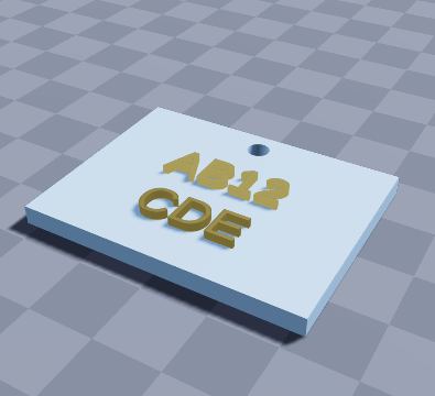 Motorbike plate keychain