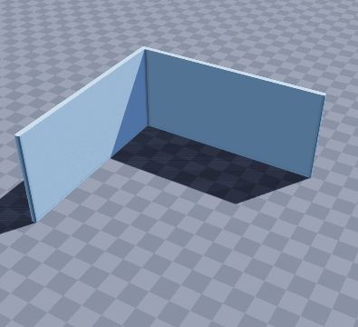 Nesting L walls for mould boxes