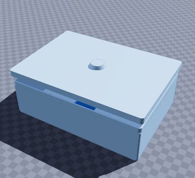 Nightstand catch-all with lid