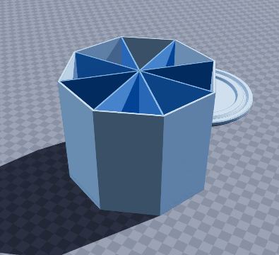 Octagon pen carousel