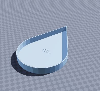 Oil drip tray