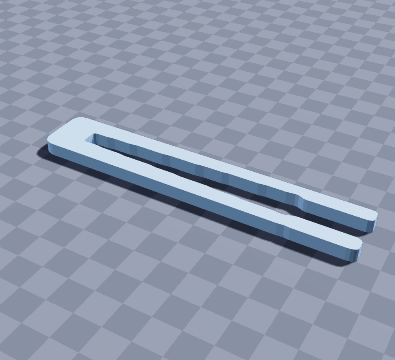 One-piece stamp tongs