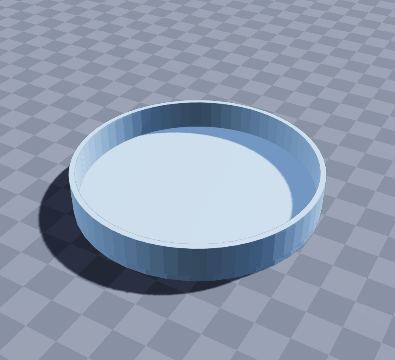 Opened tin can cover