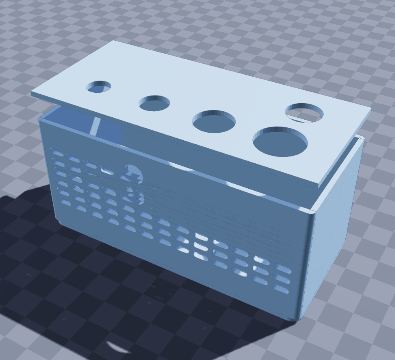 Oral syringe drying rack
