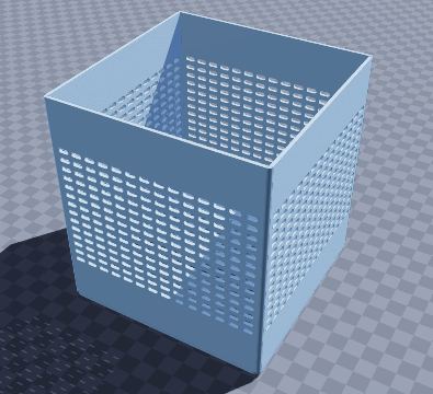 Orchid pot with aeration slots