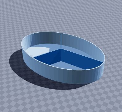 Oval jar lid organizer