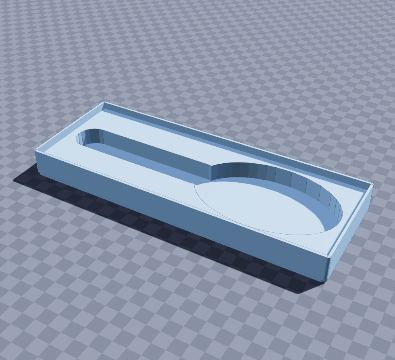 Paddle brush pocket tray