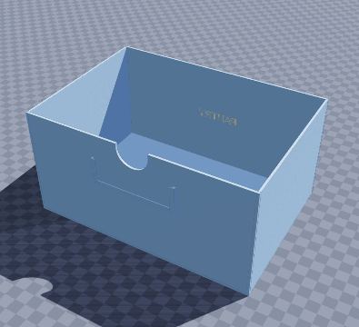 Pantry label bin