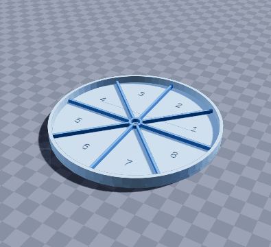 Paperclip spinner board