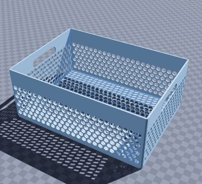 Parts washing basket