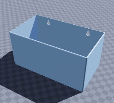 Pegboard bin