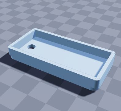 Pencil-erasable key tag — 3D-printable model preview