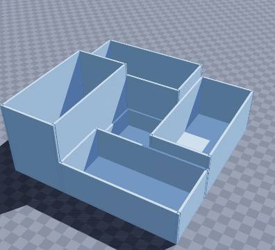 Penrose-stairs organiser