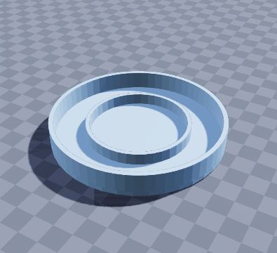 Pepper mill drip saucer