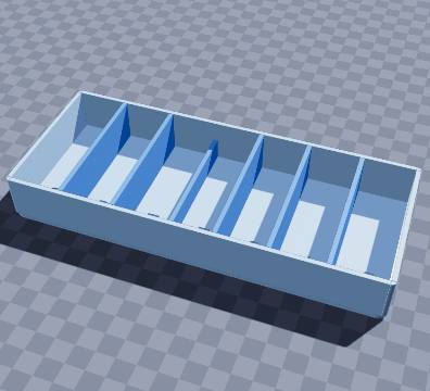 Piano-key pen tray
