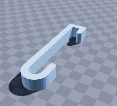 Picture rail hook