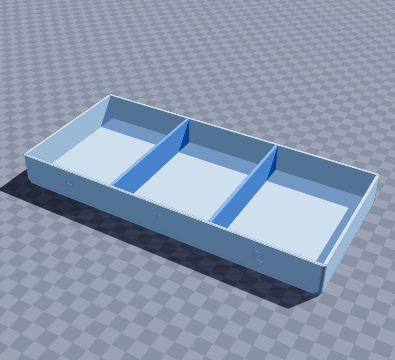 Place value counting tray