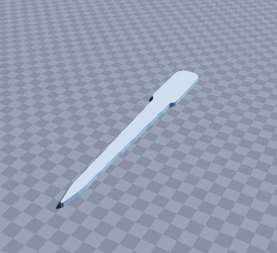 Plastic letter opener