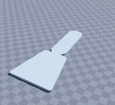 Plastic putty knife