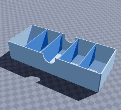 Poker chip rack