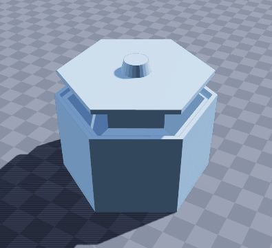 Push pin pot