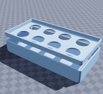 Quail egg carton
