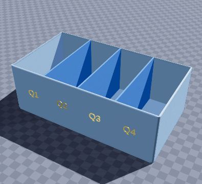 Quarterly receipt sorter