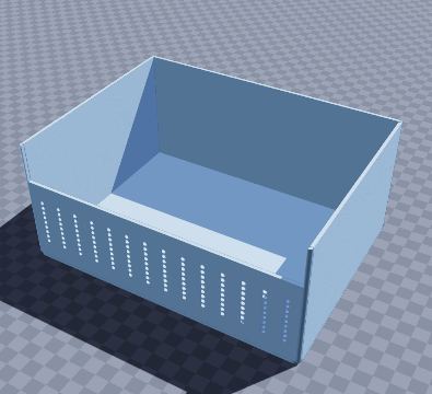Rice rinsing bowl with drain wall