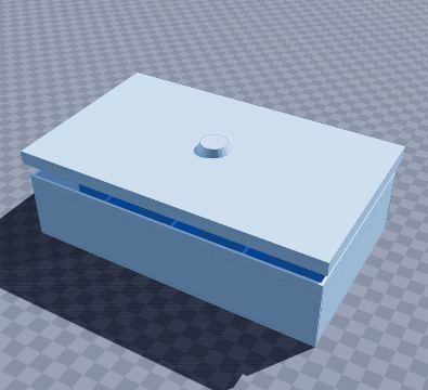 Ring and earring box with lid