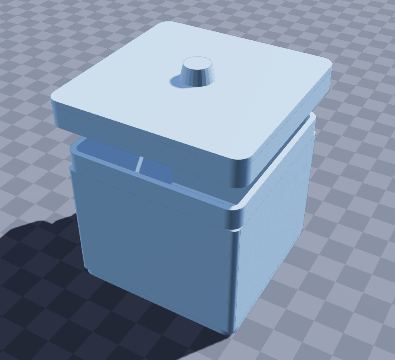 Ring box with lid