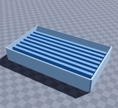 Ring slot tray
