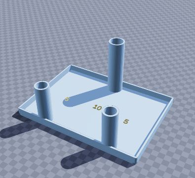 Ring toss target