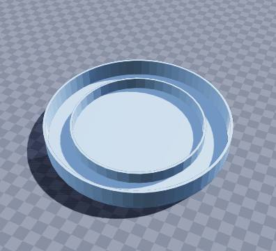Ripple pond key dish