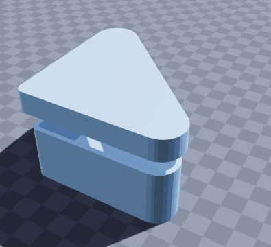 Rolled-drawing corner weights