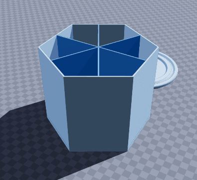 Rotating brush caddy