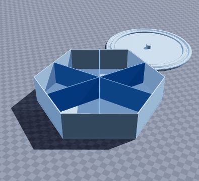 Rotating hex bolt sorter