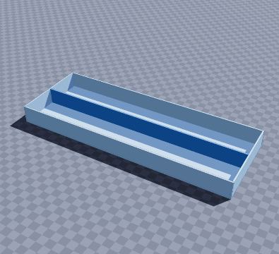 Ruler and calculator tray