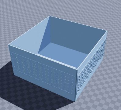 Scandi wave napkin box