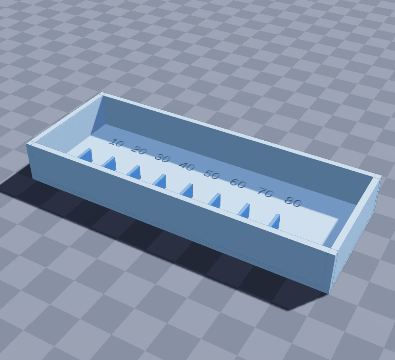Screw length gauge tray