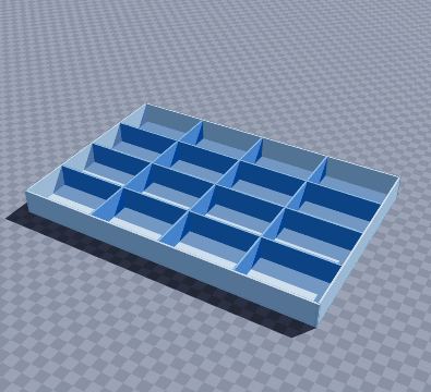 Screw sample display tray